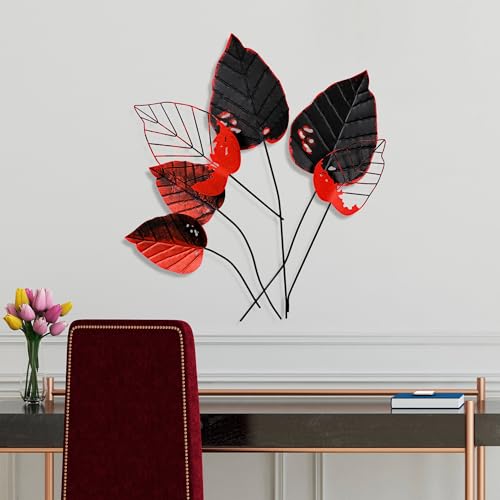 Handmade Decorative Metal Wall Accessory, 73 x 76 x 4 cm - 100% Metal, Unique Hand-Painted Design - Perfect for Home Decor, Adds Elegance & Style