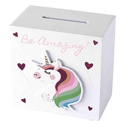 Arora 1964 Kids Unicorn Money Box, Multicolour, One Size