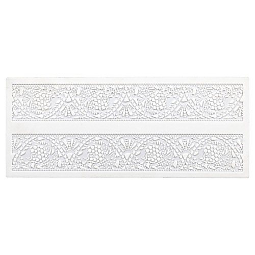 Staedter Having Young Style Border Mat, Silicone Rubber, White, 40 x 16.5 x 30 cm