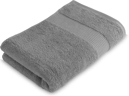 Le linge de Jules Shower Towel 70 x 130 cm 100% Cotton 450 g/m2 Grey