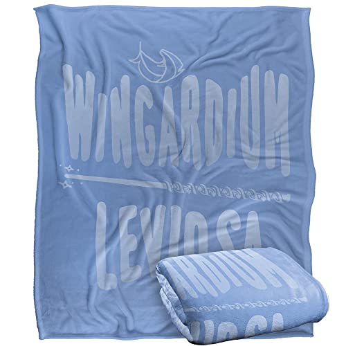 HARRY POTTER Blanket, 152 x 127 cm The Hogwarts School Leviosa Silky Touch Super Soft Throw Blanket
