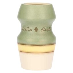THUN - Ceramic Vase Incanto di Primavera Green, Medium - 13 x 13 x 21.5 cm