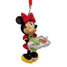 Hallmark Disney Minnie Mouse Baking Ornament, Red, Green, Silver, Gold