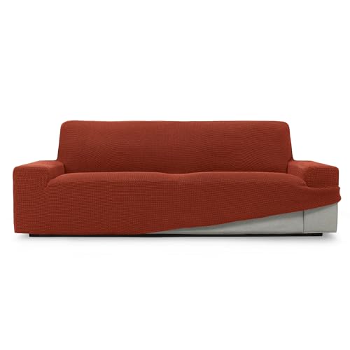 SOFASKINS?? Super Elastic Corner Sofa Cover, Sofa Cover 4 Seater, Breathable, Comfortable and Durable, Sofa Cover, Easy to Install, Dimensions (230-270 cm), Colour Kettle