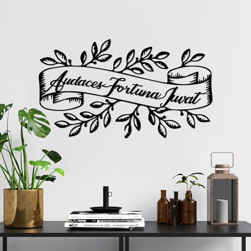 Stylish Black Decorative Metal Wall Accessory, 55 x 32 cm, 100% Metal, 1.5 mm Thickness, Perfect for Modern Home Decor & Unique Wall Art