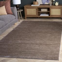 Safavieh Glam Solid Color Indoor Woven Rectangle Area Rug, Vision Collection, VSN606, in Light Brown, 91 X 152 cm for Living Room, Bedroom or Any Indoor Space