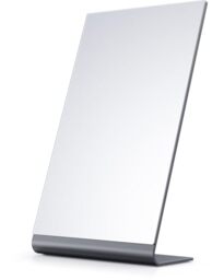 NEZZOE Frameless Makeup Mirror, Minimalist Dressing Table Mirror, 30x18cm