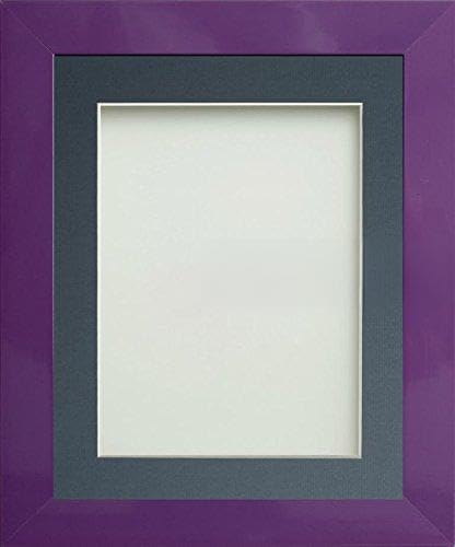 Frame Company Candy Range Purple Picture Photo Frames with Mount *Choice of Colours*