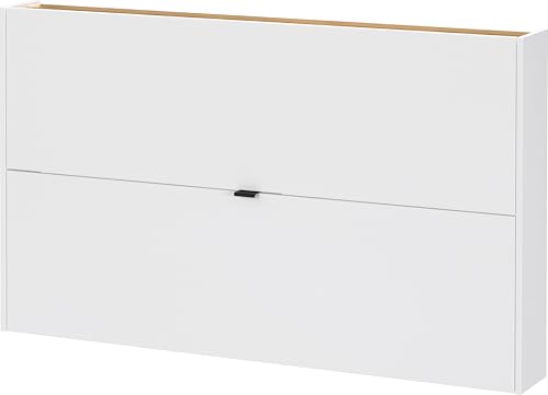 Germania Shoe cabinet 4160-633 GW-Aemca, in white/Navarra oak finish, FSC certified, 140 x 83 x 18 cm (WxHxD)