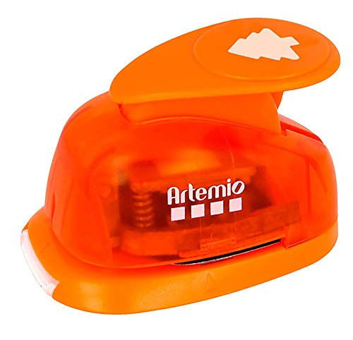 Artemio Big Lever Punch 2.5 cm Christmas Tree #1, Orange