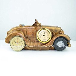 Handmade Resin Crafts Car with Clock Home Decore Wedding Centerpieces