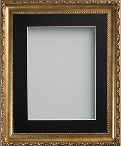 Frame Company Brompton Range Gold Picture Photo Frame With Black Mount * Choice of Sizes*