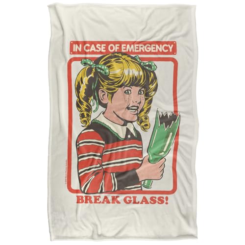 Steven Rhodes Break Glass Silky Touch Super Soft Throw Blanket 91 X 147 Cm