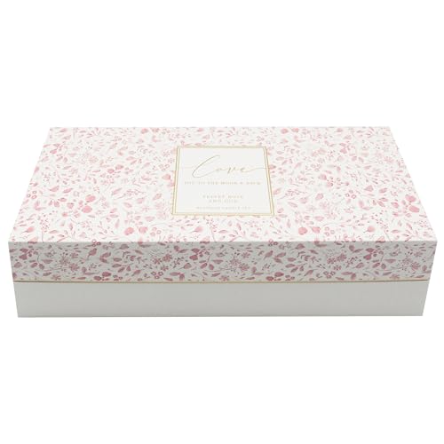 Lesser & Pavey Madelaine by Hearts Design Love U To Moon & Back Gift Set Of 3 Candles Velvet Rose & Oud For Gifts - Ideal Candles Gift For Women & Men - Lovely Large Scented Candles For Relaxing Mood