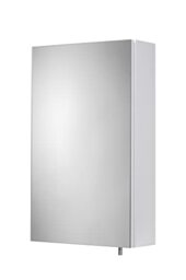 Croydex Dawley 67 x 40cm White Bathroom Wall Cabinet - No Assembly Required