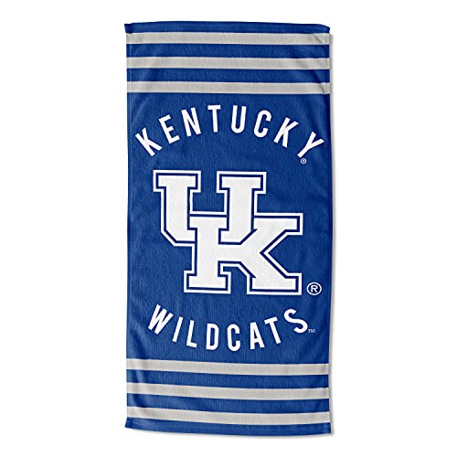 "Northwest The Company NCAA Collegiate Striped Beach Towel 30"" x 60"" (Kentucky Wildcats)"