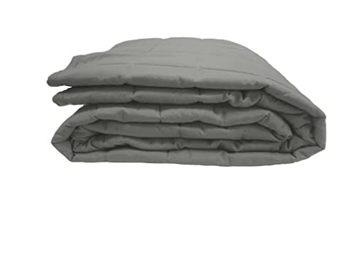 Poyet Motte Soo Series Bedspread 100% Polyester Steel/Silver 230 x 260 cm