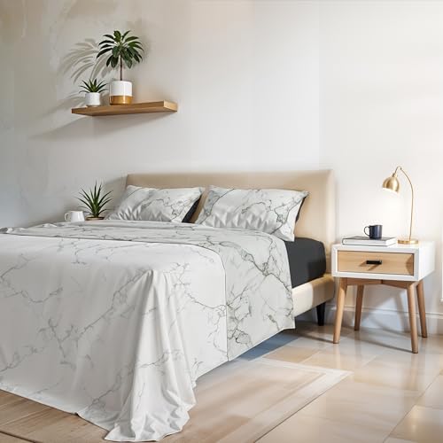 Bed Sheet Set Fashion, Marble, Double