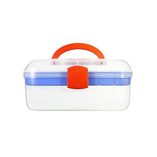 Creativity Inspired Craft Box, Storage Chest, 27cm x 13cm x 12cm, 338g, Ideal for Hobbyists and Professional Crafters, Adults & Kids