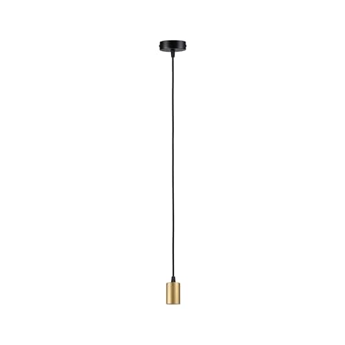 Paulmann 71134 luminaire Ravi IP44 E27 max. 60W Black matt, Gold Pendant lamp not Included
