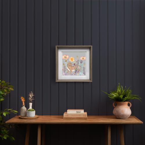 Voyage Maison Baghdev Framed Print (Nut - 47x47cm) - Country Inspired Artwork Warm Neutral Palette Rustic Character Natural Beauty Elegant Wall Styling