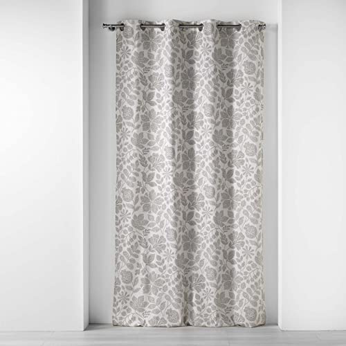 Douceur d'Intérieur, Panachic Printed Cotton Curtain with Eyelets 140 x 240 cm