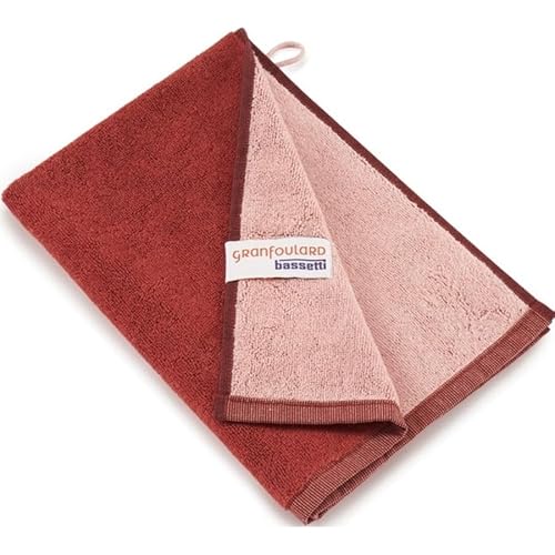 Bassetti New Shades 9327869 Guest Towel 100% Cotton Terracotta R1 40 x 60 cm
