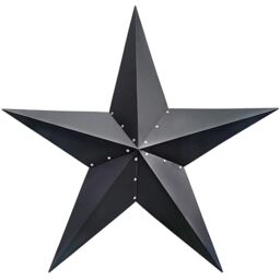 "JoyEvy 48"" Large Barn Star-Black Barn Star Outdoor Decoration-Metal Stars for Outside Texas Stars Art Rustic Vintage Western Country Home Farmhouse Primitive House Decor- Primitive Wall D??cor"