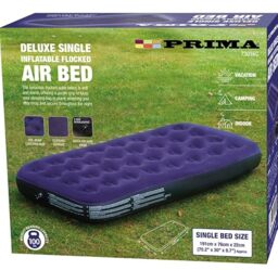 Prima Deluxe Single Inflatable Air Bed Giftbox
