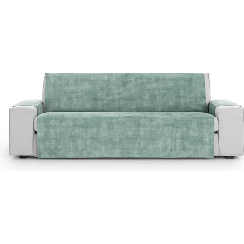 ECOMMERC3 Universal and Versatile 4 Seater Sofa Cover - Aquamarine Colour Protector Easy to Install for Back, Seat and Arms
