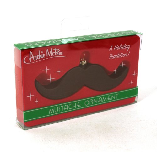 Christmas Mustache Ornament