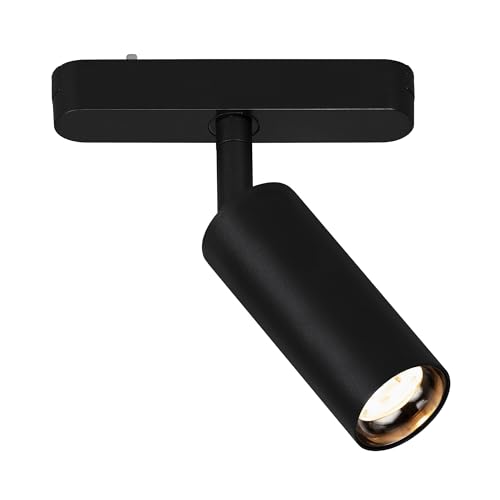 Briloner - Luxtrail LED Tracklight Track System, Warm White, Swivel, Accessories, Tracklight, LED Spotlight, Ceiling Spot, Spotlight, Ceiling Light, Ceiling Light, 130x40x155mm (WxDxH), Black