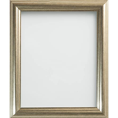 Frame Company Eldridge Silver A2 Photo Frame with Perspex Front - Fits a A2 image, Frame size A2, Overall approx 18.9x25.8, Perspex Front