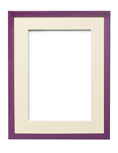 Frame Company Candy Range Purple Picture Photo Frames with Mount *Choice of Colours*