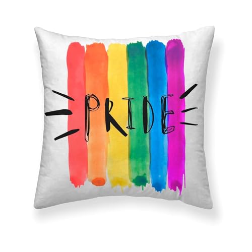 BELUM - Cushion Cover Size: 50 x 50 cm Fabric: 100% Organic Cotton Model: Pride 01 - Cushion Cover LGTBIQ+