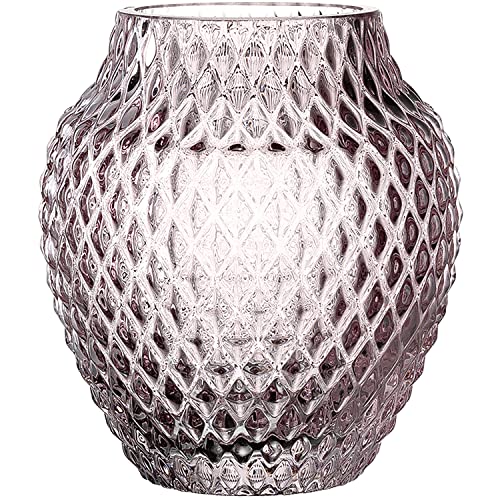 LEONARDO HOME 18670 POESIA Table Vase 11 cm, Glass, Pink