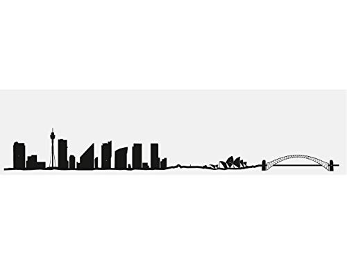 The Line Sydney Metal Silhouette Wall Art
