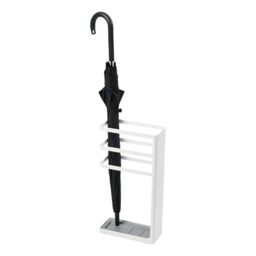 YAMAZAKI Layer Slim Umbrella Stand, white