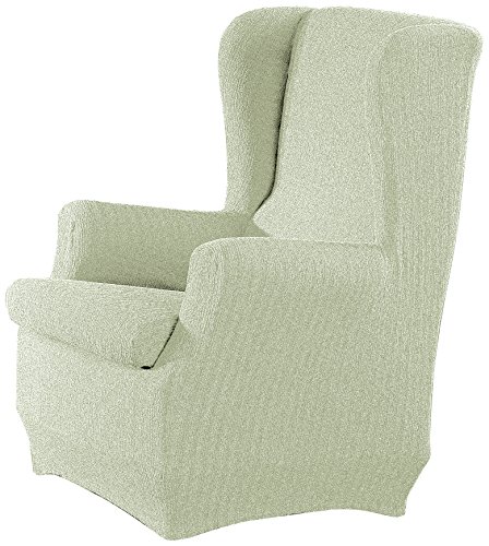 Eysa 1-Square Dam Wing Chair, Ecru