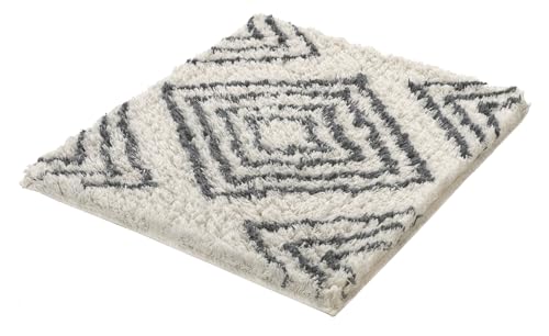 Kleine Wolke Boho 9157202539 Bath Mat Natural 100% Cotton Size: 55 x 65 cm