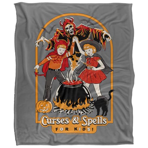Steven Rhodes Curses Spells For Kids Silky Touch Super Soft Throw Blanket 152 X 127 Cm