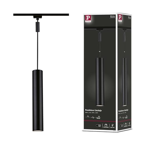 Paulmann 96818 Catalejo URail Pendant GU10 max. 10W dimmable 230V Black matt Rail System – Choose Any lamp