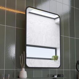 Croydex 60 x 45cm Bathroom Mirror Cabinet - No Assembly Required