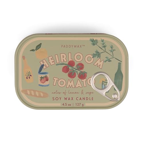Paddywax Bistro Heirloom Tomato Scented Candle - 127g - Reusable Tin