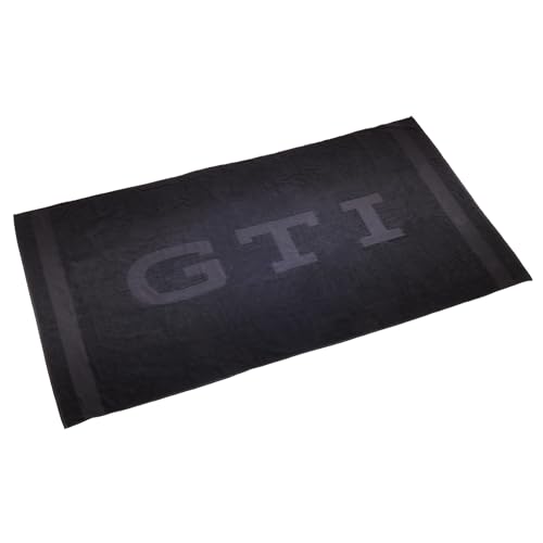 Volkswagen 3A4084501 Bath Towel GTI Beach Towel Bath Sheet 180 x 100 cm Black