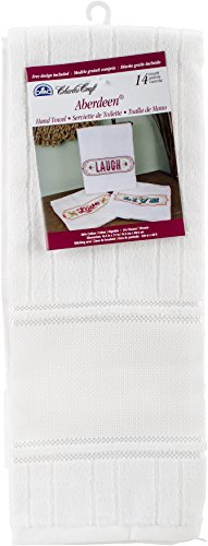 DMC VT6701 6750 Aberdeen Velour 14 Count Hand Towel, Multi-Colour, 16.5 x 27-Inch