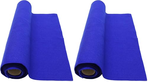 Bright Ideas Felt Roll ??? Blue. Sheet Size: 45cm x 2.5m, 1.4mm Soft Thick Wool and Synthetic Felt Supplied on The Roll. Ideal for Craftwork Sewing, Patchwork and Arts & Crafts. BI8081. (Pack of 2)