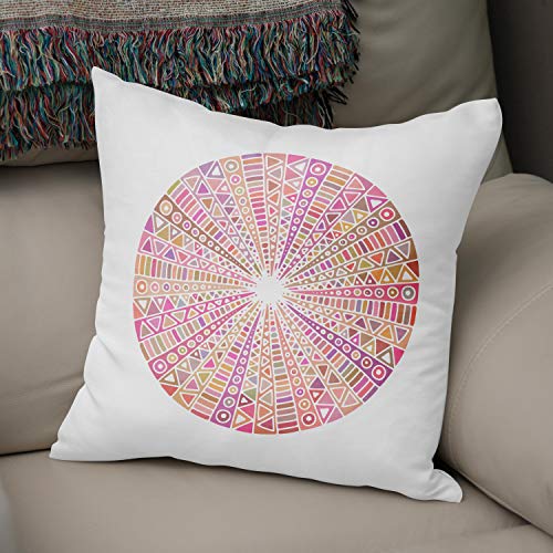 Bonamaison, Decorative Cushion Cover - 50% Cotton 50% Polyester - 43x43cm - Designed and Manufactured in Turkey