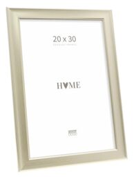 Deknudt Frames - classic photo frame for 20 x 30 cm photo - silver colour - for photos, posters or posters - S244D1 - to stand or hang
