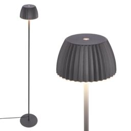 BRILONER - LED Floor lamp with Touch, dimmable, Light Edge, Warm White, Stand Light, Living Room, Floor Standing, 19 x 124 cm, Anthracite